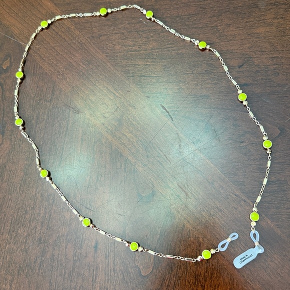 Anthropologie Black Diamond Gemstone and Gold Plated Chain Eyewear!!🔥🔥🔥 - Picture 8 of 16